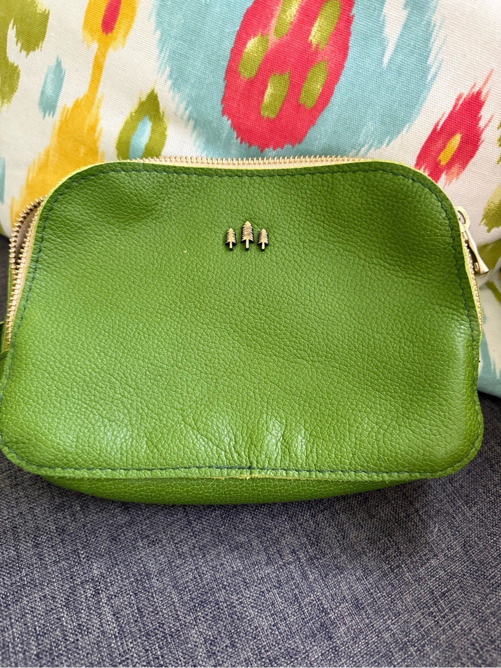 Portland Leather Green belt bag sling Scarlett